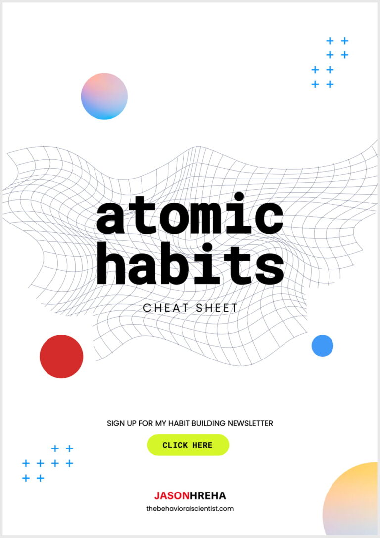 Atomic Habits Cheat Sheet The Behavioral Scientist