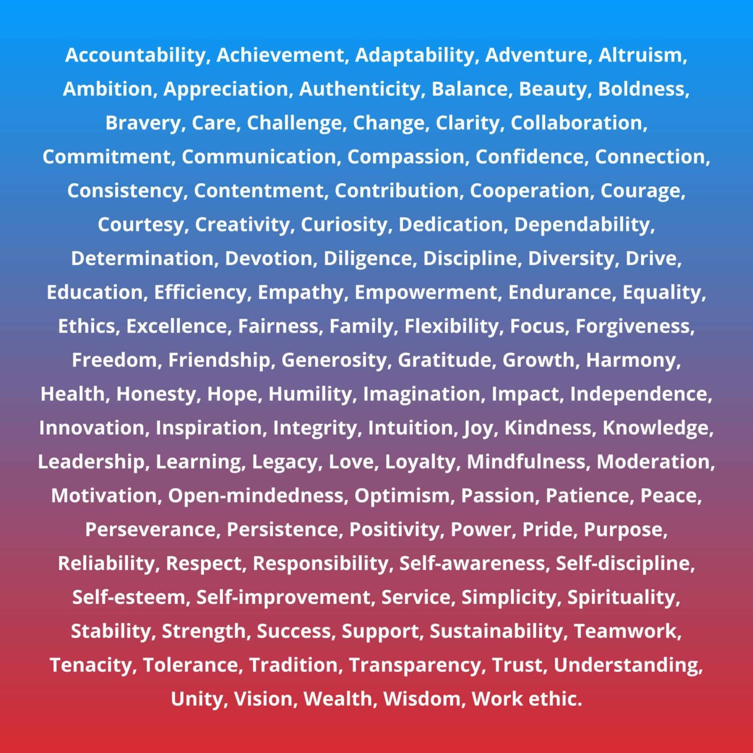 List Of Values Core Values Are What Matter Most The Behavioral Scientist